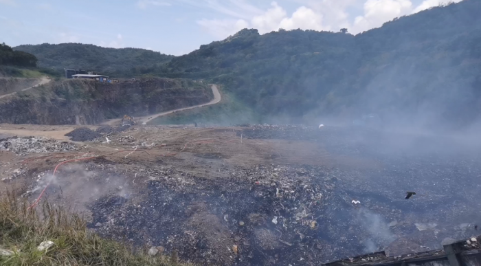 Incendie déchets SMTVD