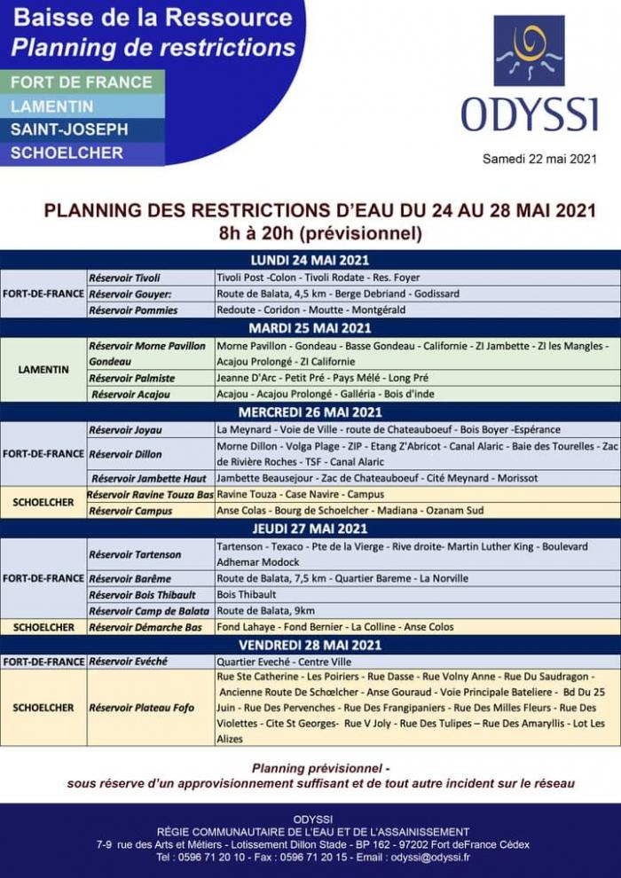 Planning restrictions eau
