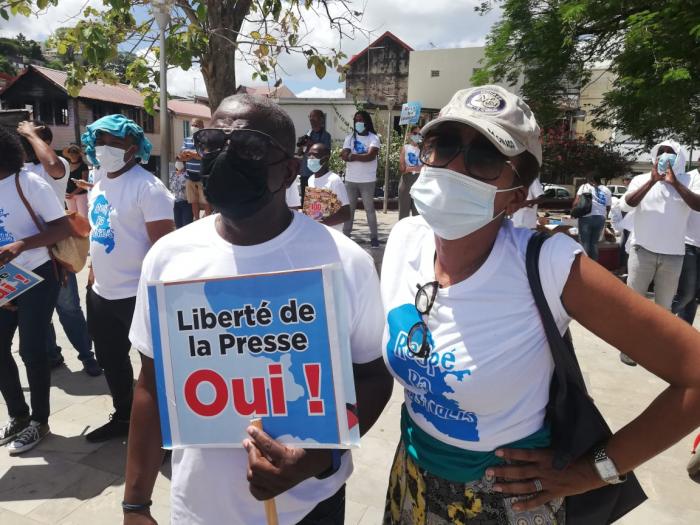 respé ba jounalis manifestation