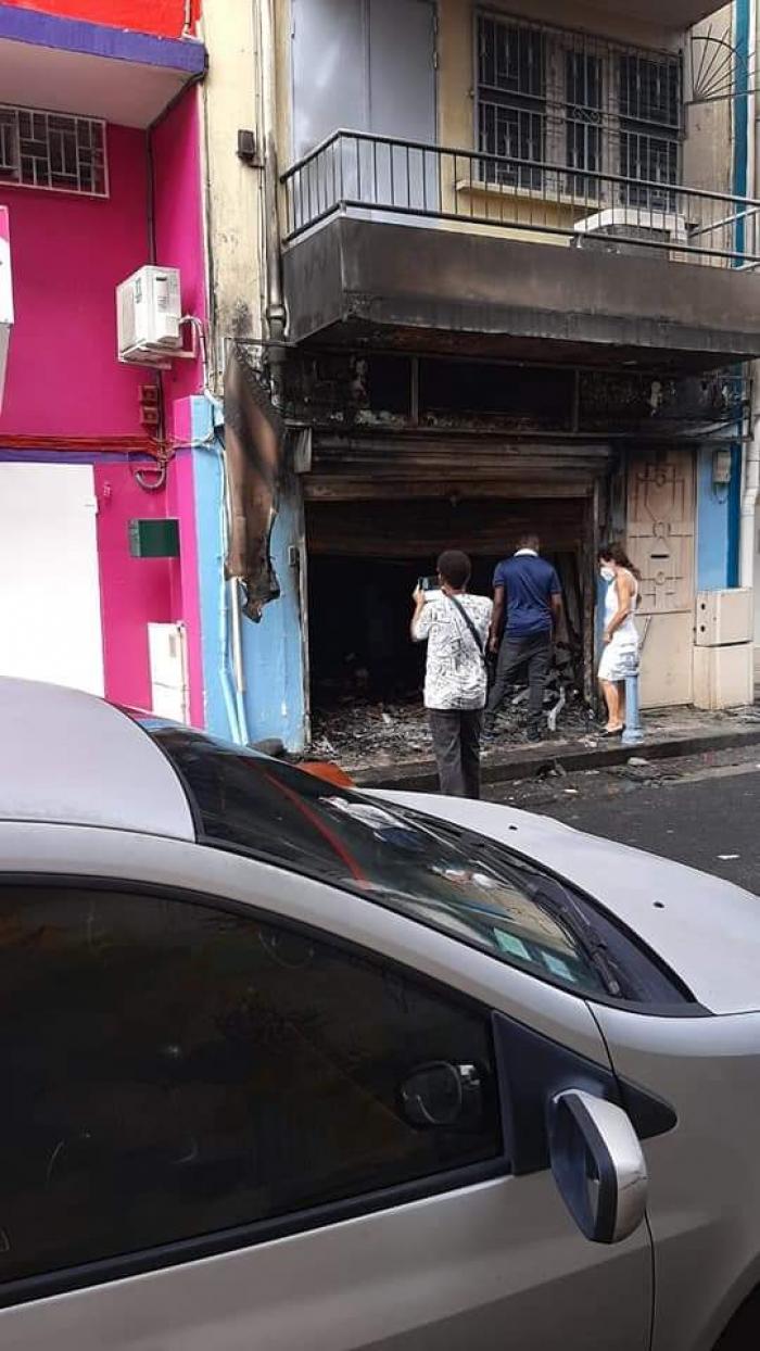 Bijouterie rue Lamartine incendie