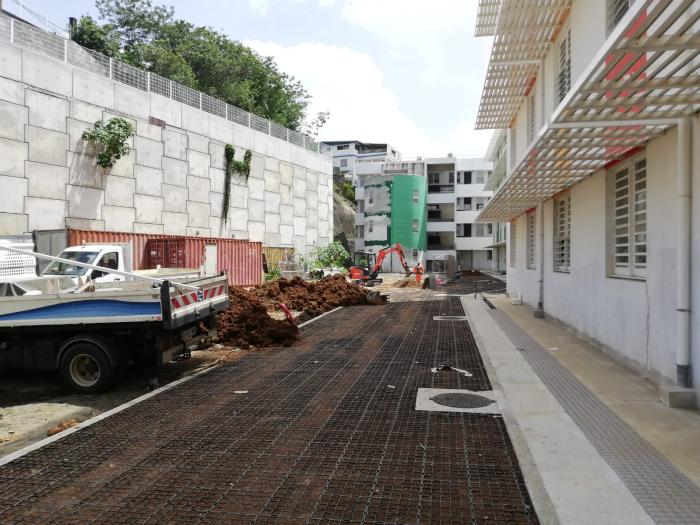 chantier lycée schoelcher