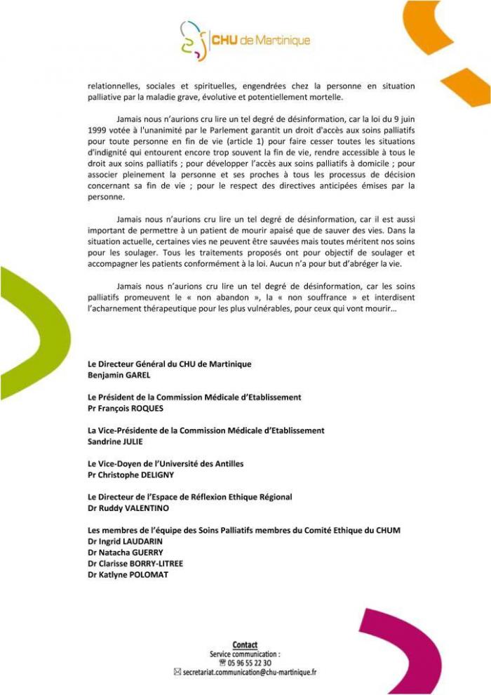 droit de réponse CHUm
