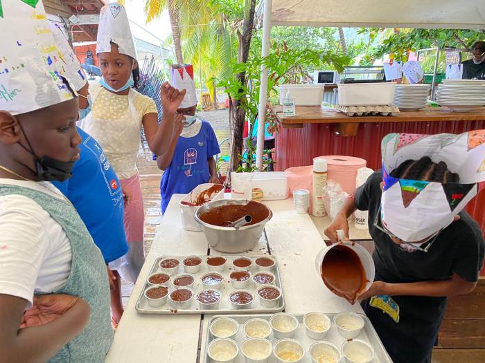 Enfants atelier de cuisine