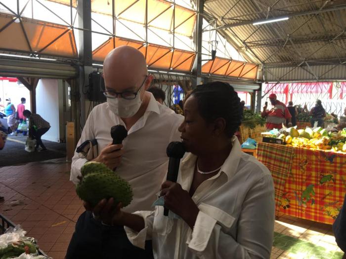 Préfet de Martinique et Babette de Rozières