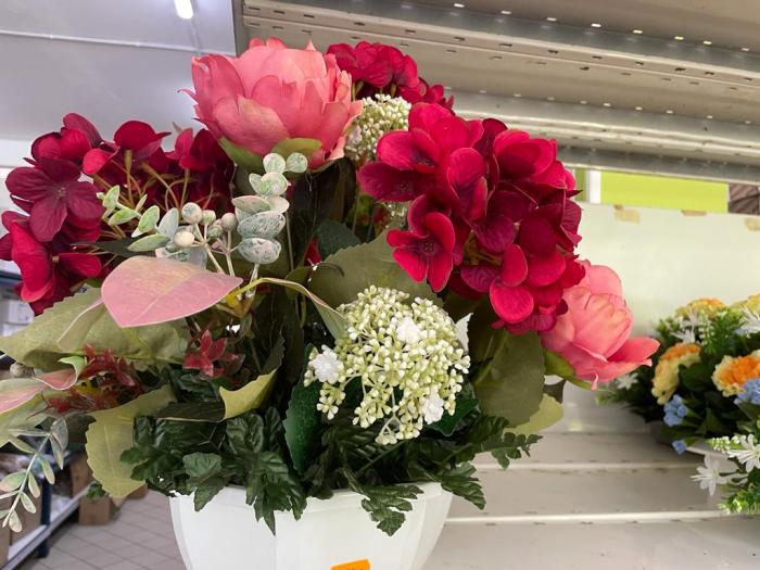 Fleurs plastique