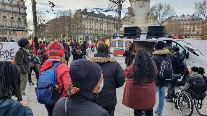 Marche soutien à Paris