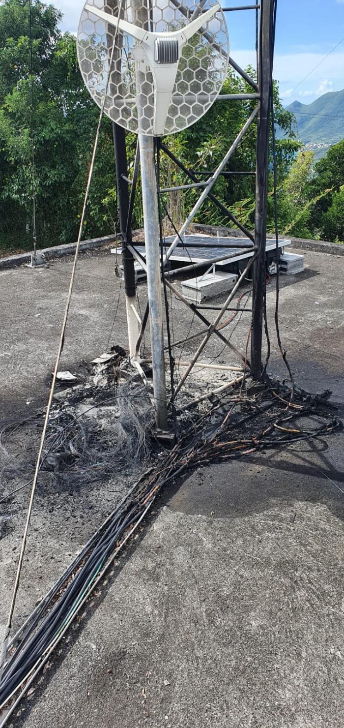 Antenne brûlée