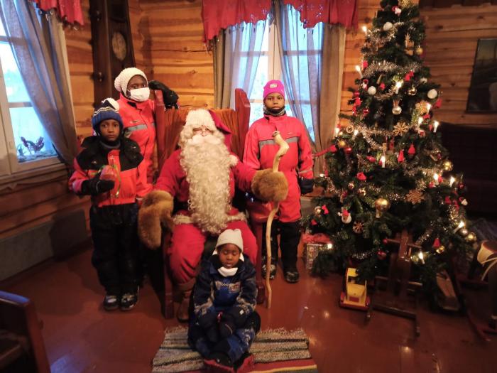 Enfants en rémission père Noël