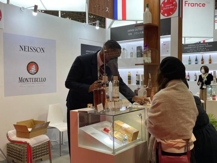 François régina et Japan Outre-Mer au Foodex