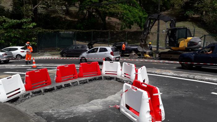 Travaux sur la RN4 à redoute