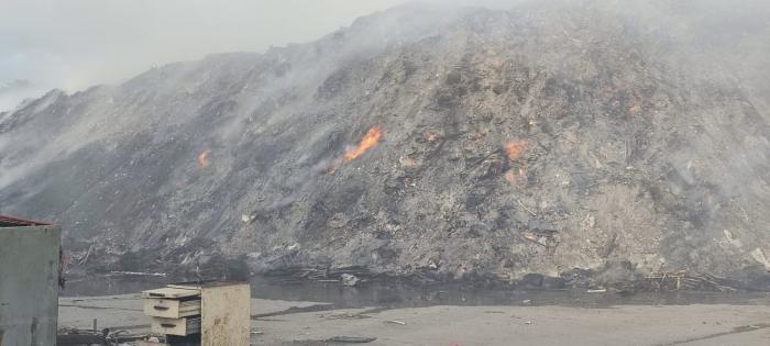 Incendie déchetterie Céron