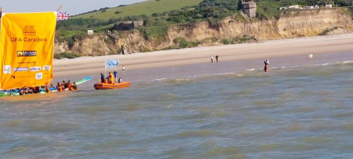 arrivée yole calais