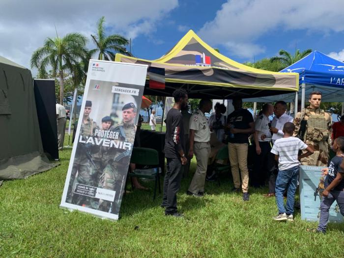 Stand de l'armée, 14 juillet 2022