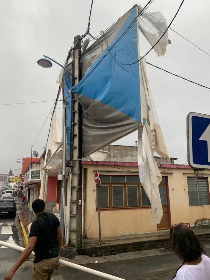 La pluie fait des dégâts au bourg de Sainte-Luce