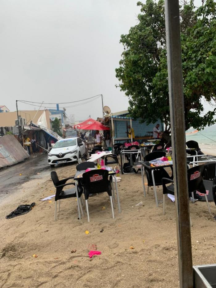 La pluie fait des dégâts au bourg de Sainte-Luce