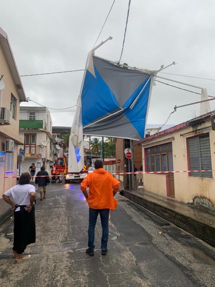 La pluie fait des dégâts au bourg de Sainte-Luce