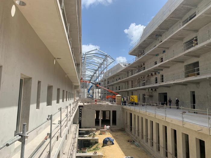 Chantier du nouveau CHU