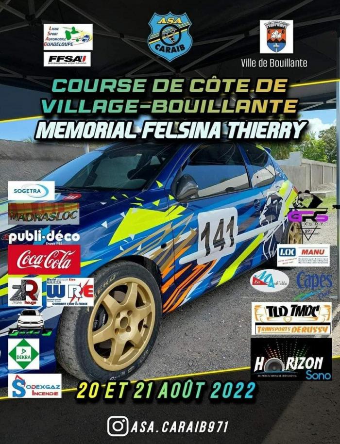 course de côte de village Bouillante