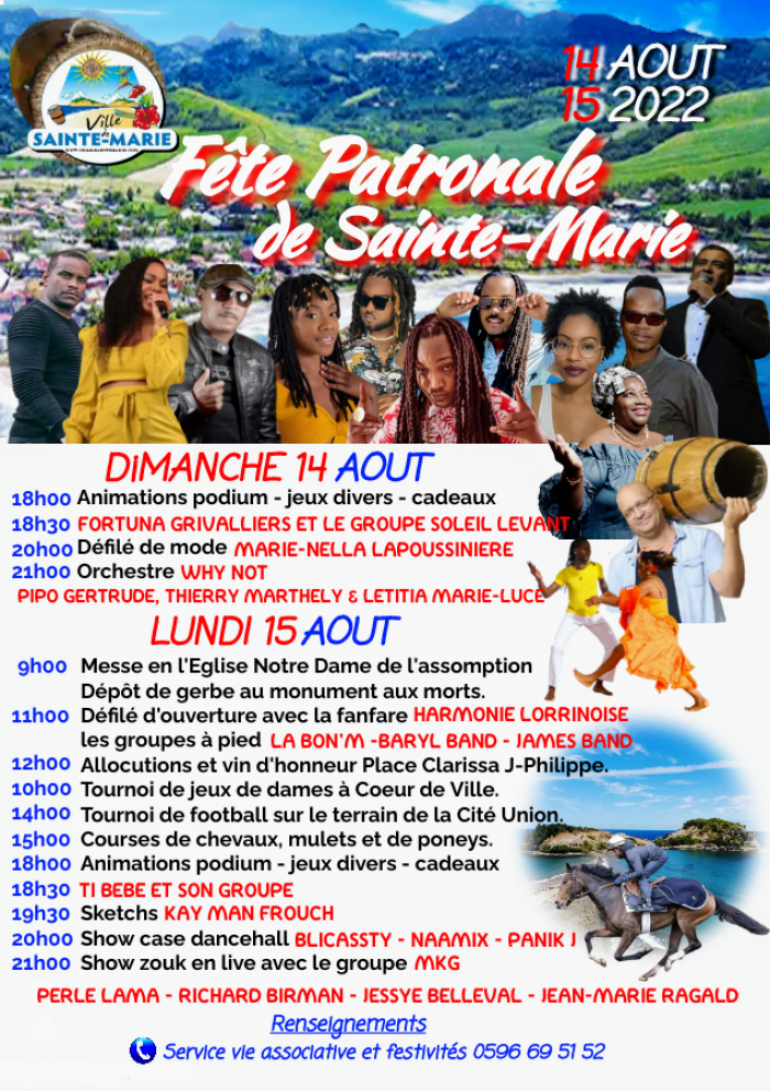 Fête patronale de Sainte-Marie 2022