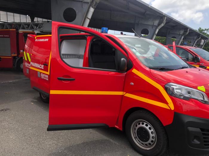 Nouveau véhicule de pharmacie du SDIS 971