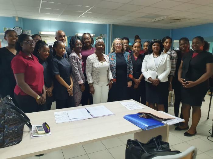 La Rectrice d'Académie au lycée professionnel de Ducharmoy à St Claude
