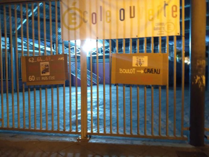 grève lycée bloqué