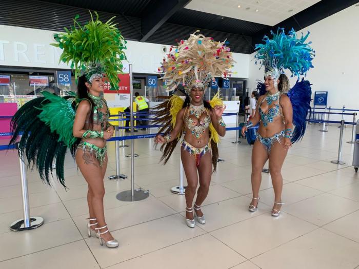 Inauguration ligne Cayenne / Belém