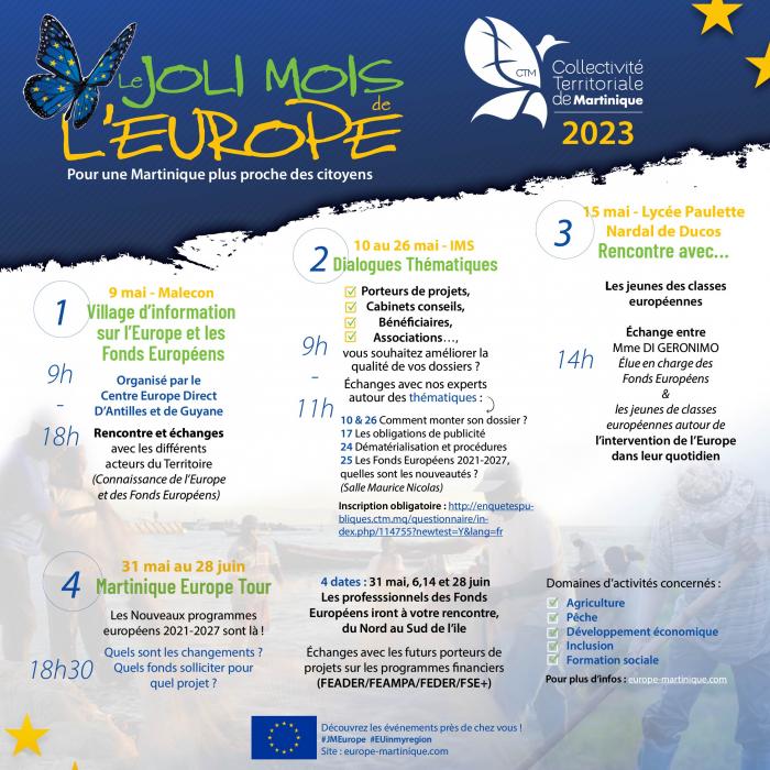 Programme du « joli mois de l'Europe »