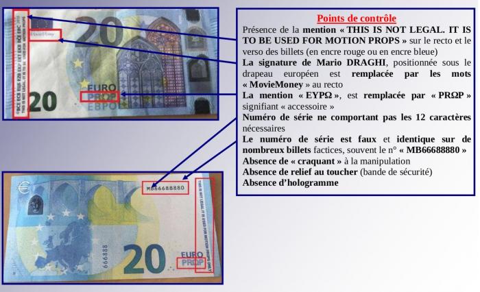 faux billets.