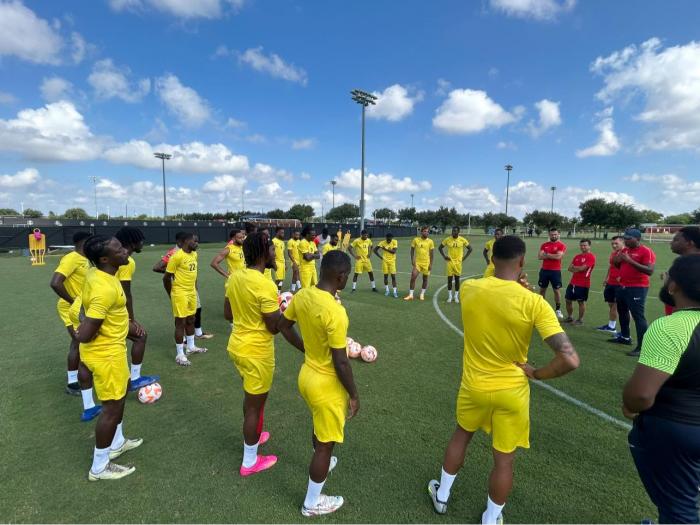 Gold Cup, Gwada Boys à l'entraînement.