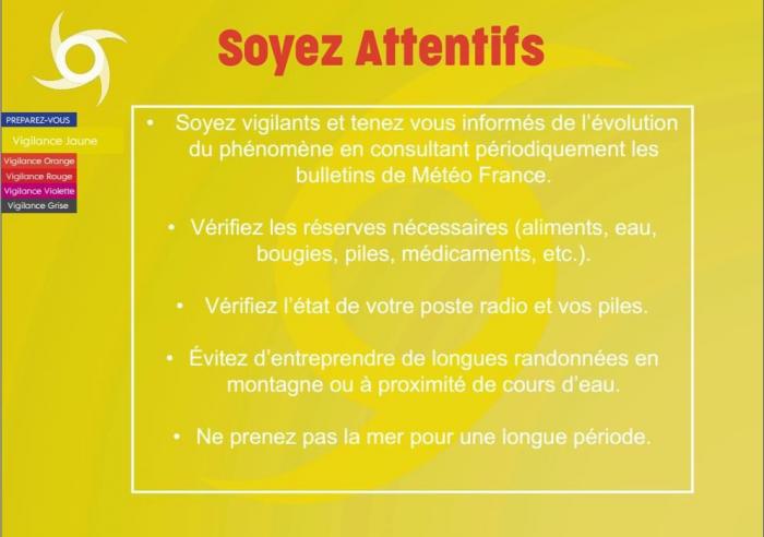 vigilance jaune