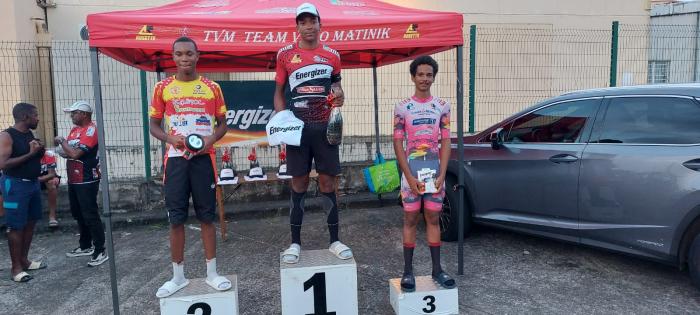 Podium U19 Grand Prix du Team Energizer