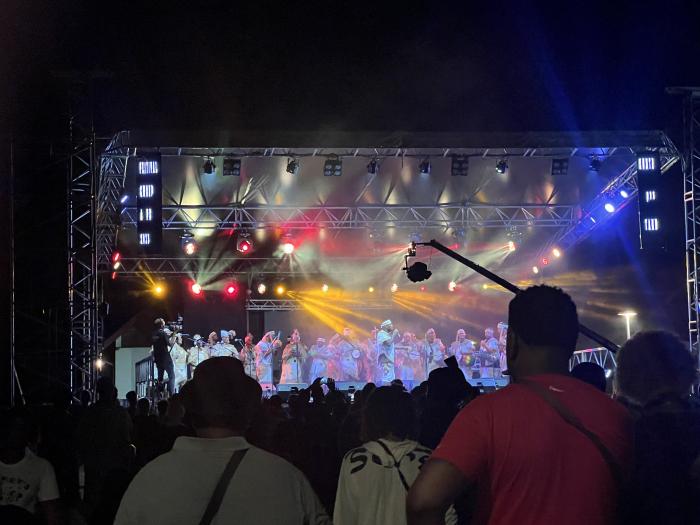Groupe Seksyon si on po au festival de Gwoup-a-po édition 2023.