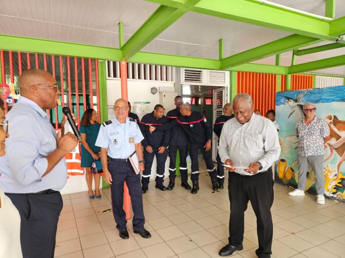 caserne pompiers temporaire sainte-anne