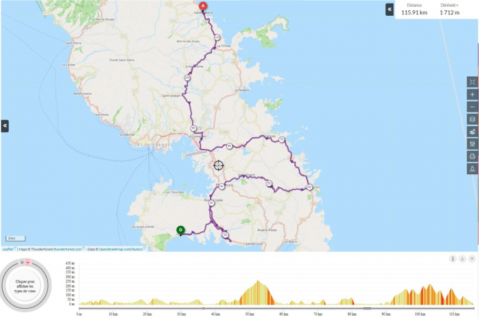 étape 4 Tour Cycliste Martinique