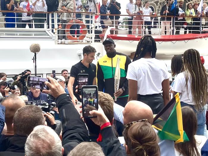 Usain Bolt et Tony Estanguet