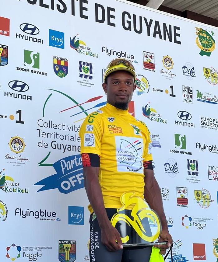 Raphael Lautone tour de guyane photo : Radio Péyi 
