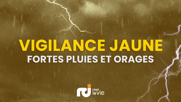 VIGILANCE JAUNE FORTES PLUIES ET ORAGES