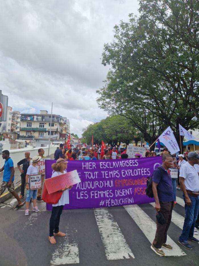 Manifestation "Gaoulé Kont Chlordécone" 