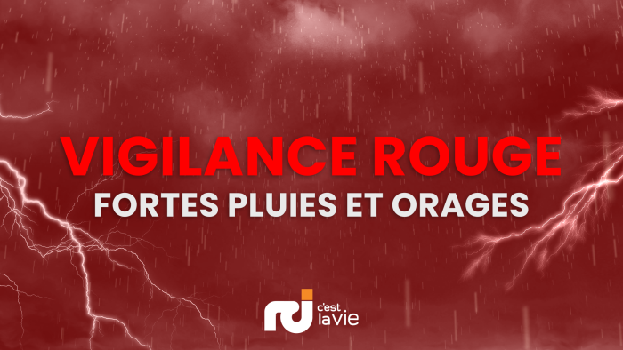 VIGILANCE ROUGE FORTES PLUIES ET ORAGES.