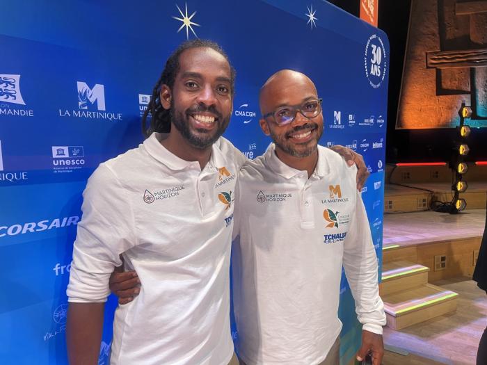 Le duo martiniquais Jean-Yves Aglaé et Hervé Jean-Marie