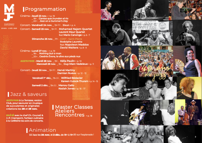 programme Martinique Jazz Festival
