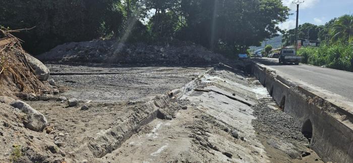 Chantier rivière des Pères pont