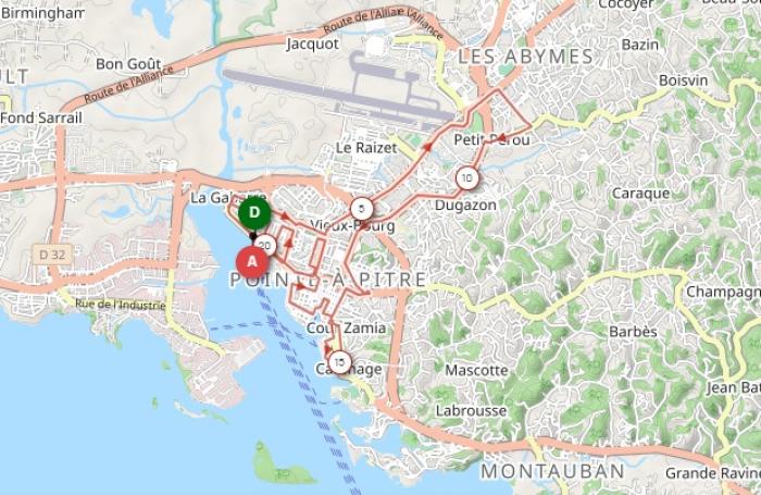 parcours semi-marathon