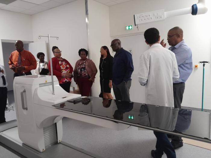 ministre de la santé sainte-lucie visite chum