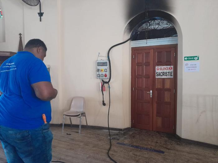 dégâts sacristie lamentin