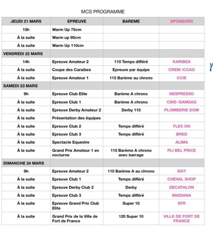 Programme Matinik Chouval Show
