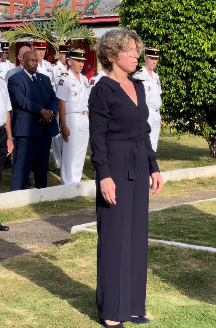 Marie Guévenoux en Guyane. Photo Radio Péyi 