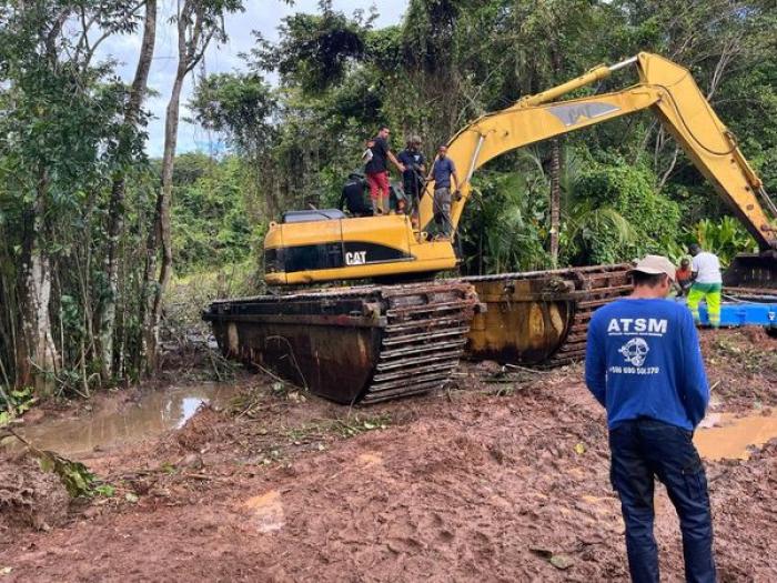 Travaux sur la canalisation principale