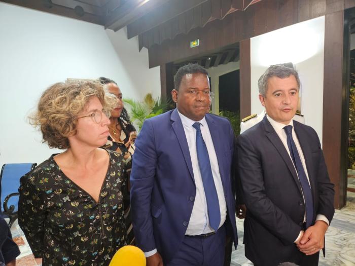Gérald Darmanin et Guy Losbar